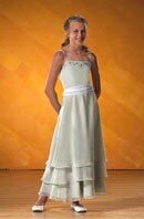 Selina Junior Maid (Size 10, Thistle/Ivory)