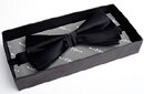 Black Silk Bow Tie