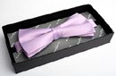 Lilac Poly Bow Tie