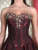 Loretta Bodice (UK Size 26, Burgundy)